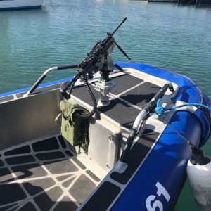 Vessel Weapon Mount with ammo box of 2K round and Feedchute